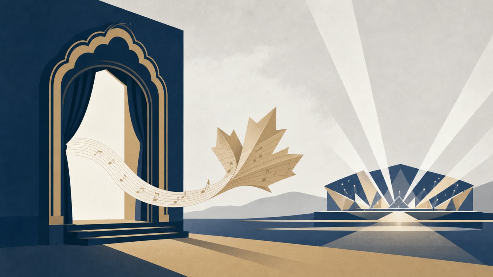 Editorial illustration for: CBC membership moves Canada's Eurovision question to the broadcaster