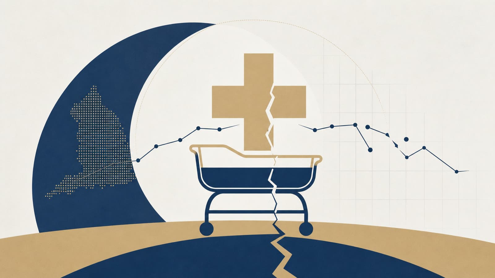 Editorial illustration for: England's birth-injury data point to a national maternity safety problem