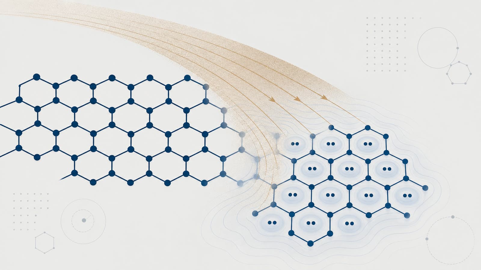 Editorial illustration for: Graphene superconductivity result points to an unusual field-driven state