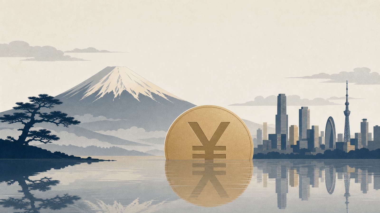 Editorial illustration for: Yen's 40-year low tests Japan's tolerance for weakness