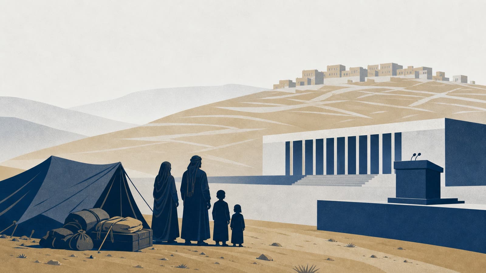 Editorial illustration for: Amnesty accuses Israel of state-backed displacement of West Bank Bedouin communities