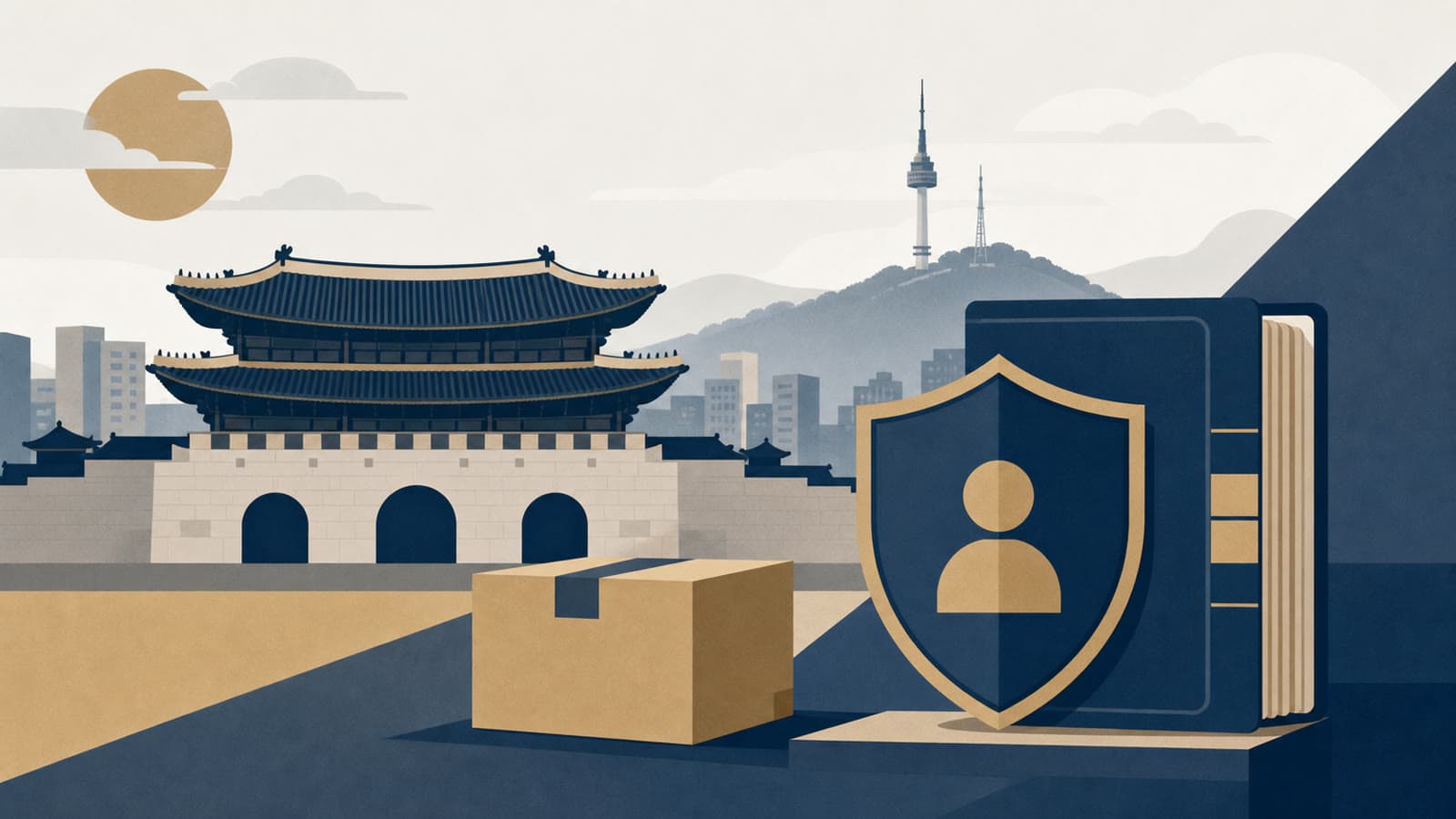 Editorial illustration for: South Korea privacy regulator fines Coupang 624.681 billion won
