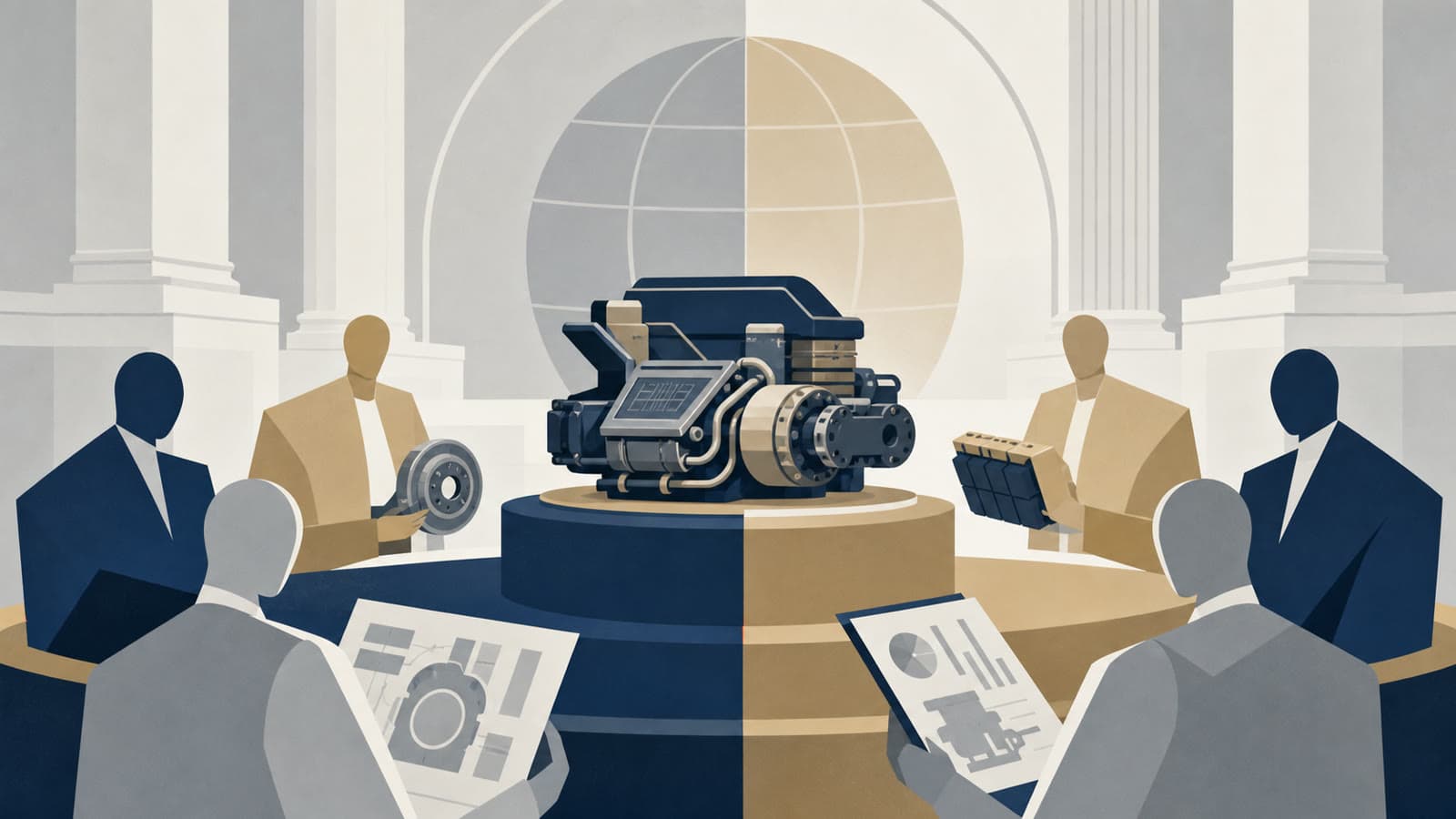 Editorial illustration for: Formula One stakeholders agree proposed 2027 and 2028 power-unit changes