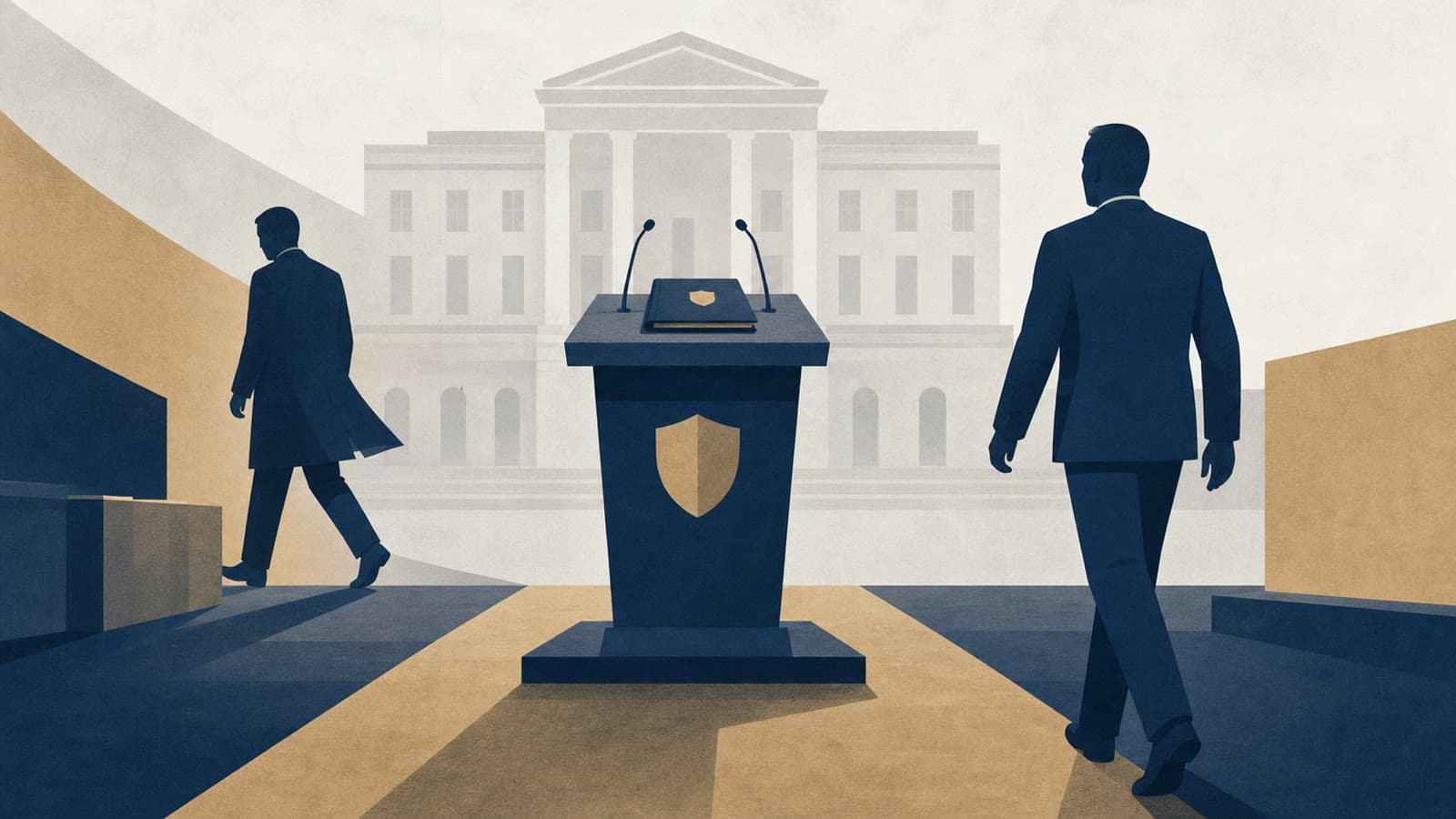 Editorial illustration for: Dan Jarvis appointed UK defence secretary after John Healey resigns