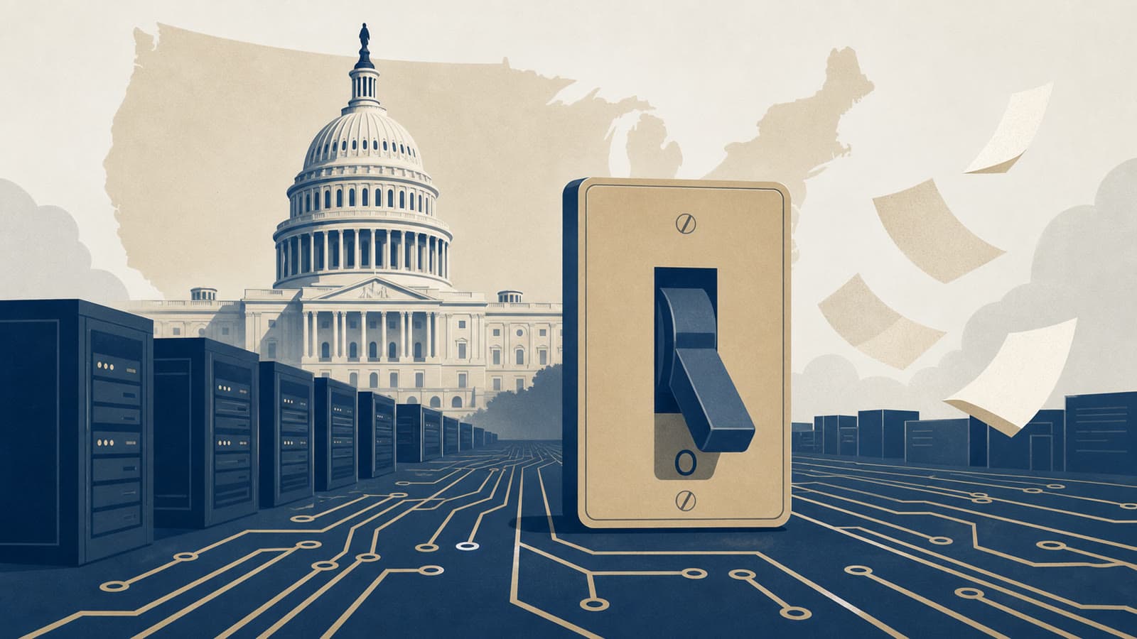 Editorial illustration for: Anthropic disables Fable 5 and Mythos 5 after U.S. export-control order