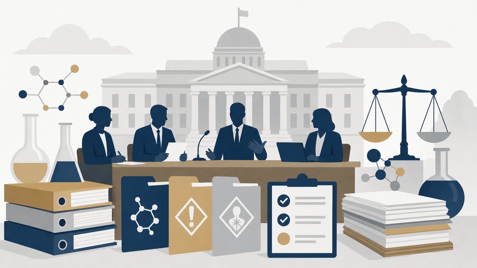 Editorial illustration for: Fighting Dirty seeks review of UK chemical-classification changes