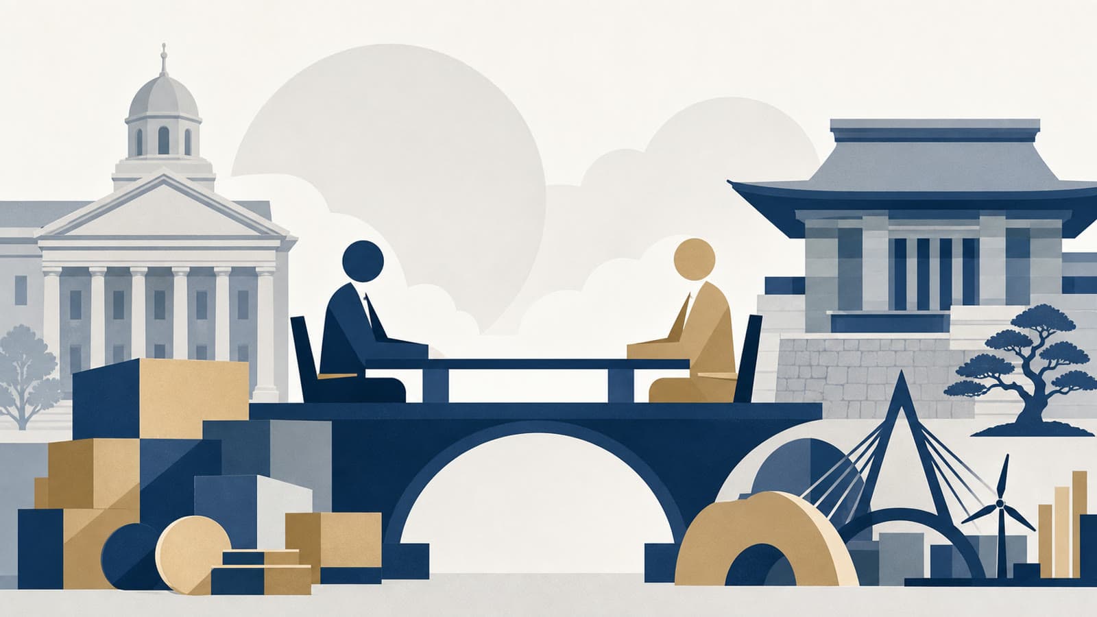 Editorial illustration for: UK and Japan set out more than GBP18bn investment package