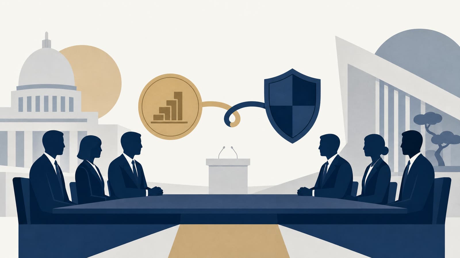 Editorial illustration for: UK and Japan tie investment pledges to a wider security partnership