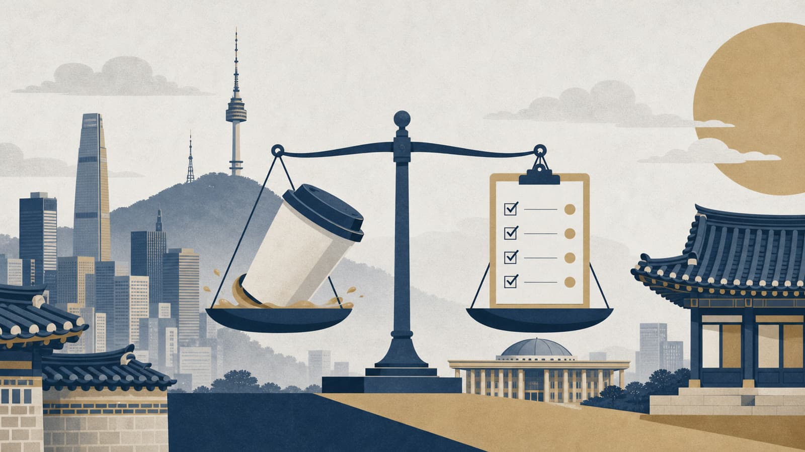 Editorial illustration for: Starbucks Korea turns a marketing failure into a governance test