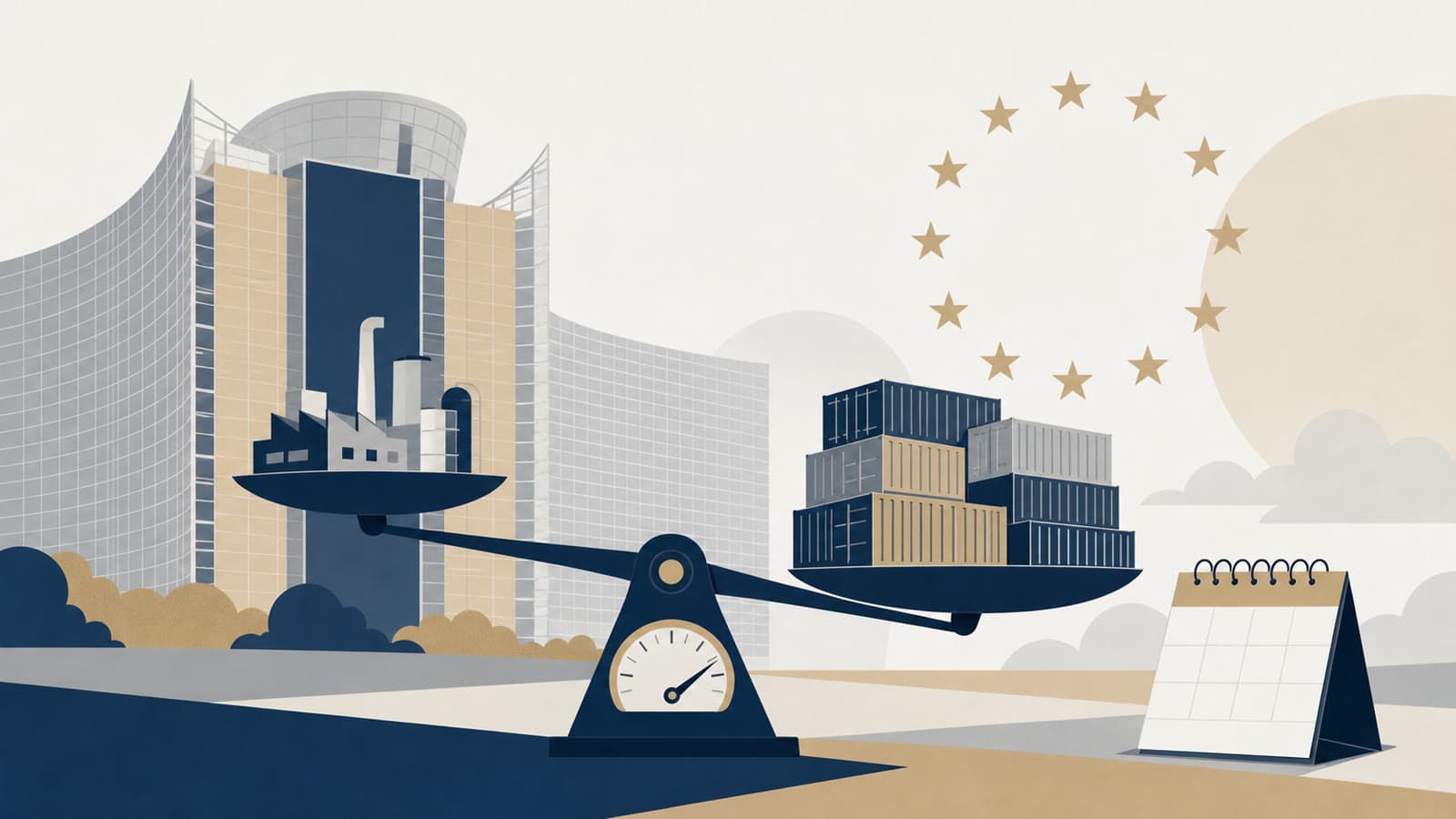 Editorial illustration for: Europe's China deficit has become a daily industrial-policy test