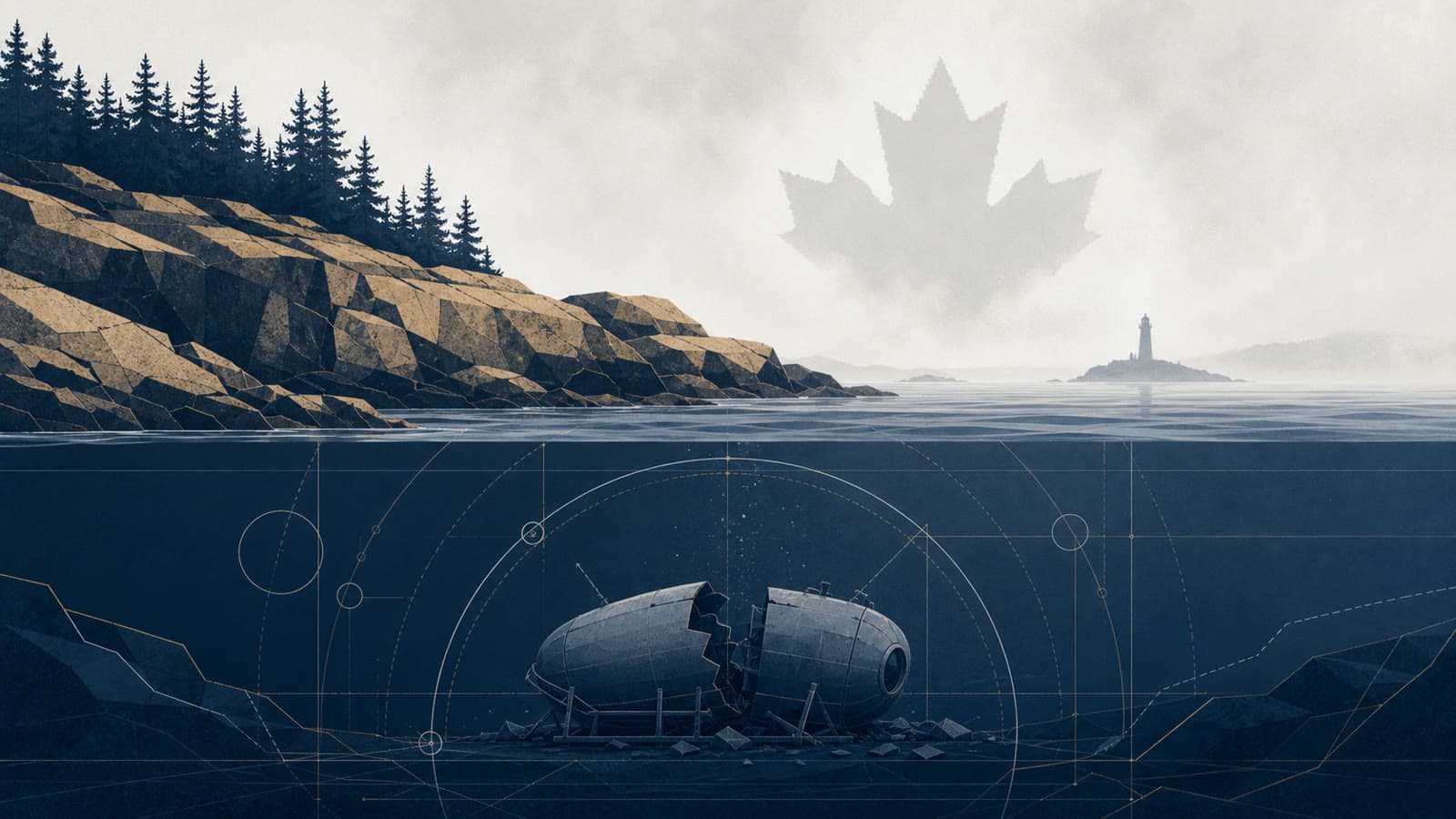 Editorial illustration for: Titan report makes the submersible disaster an engineering-governance failure