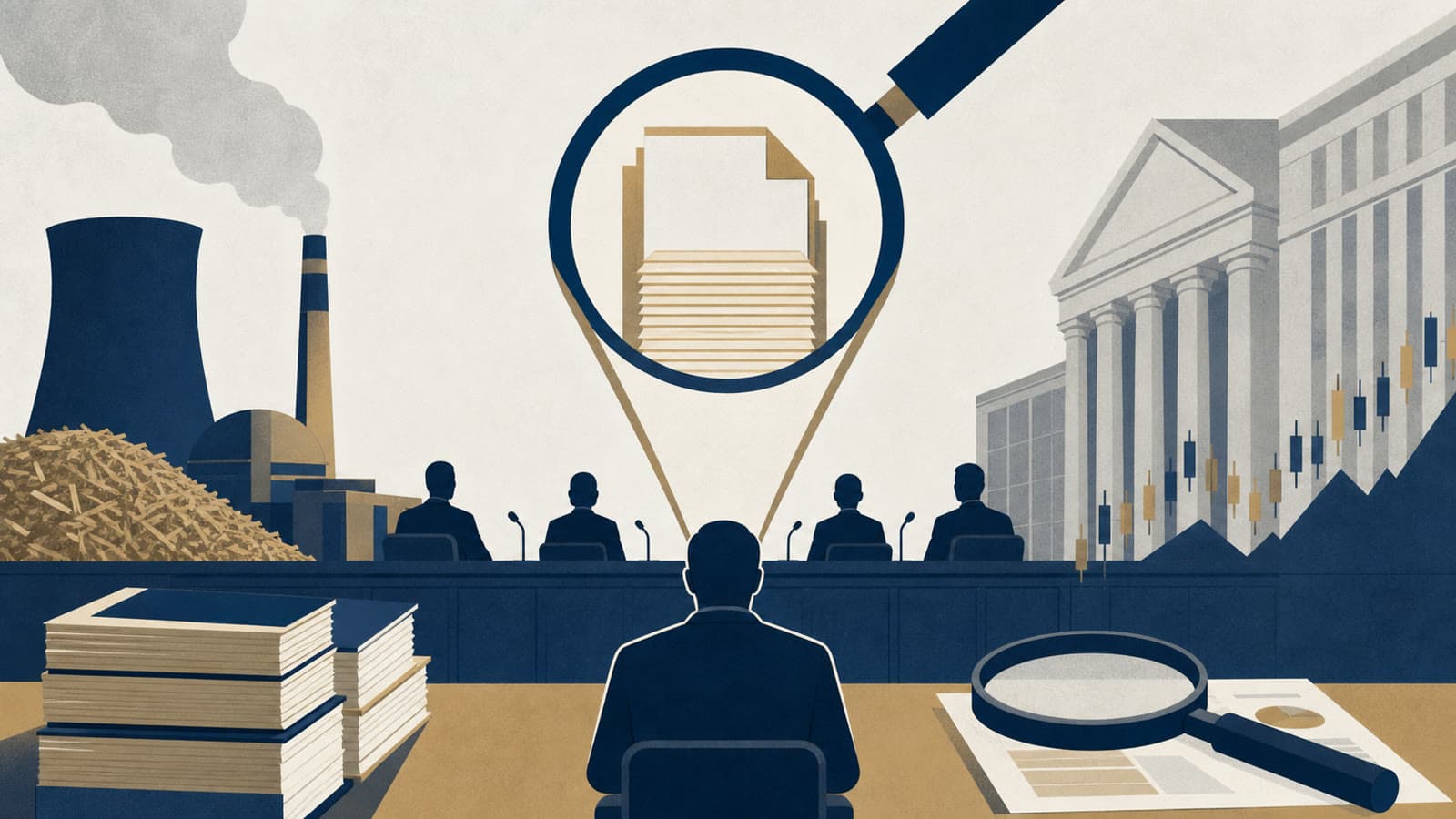 Editorial illustration for: FCA closure narrows the legal question over Drax biomass disclosures