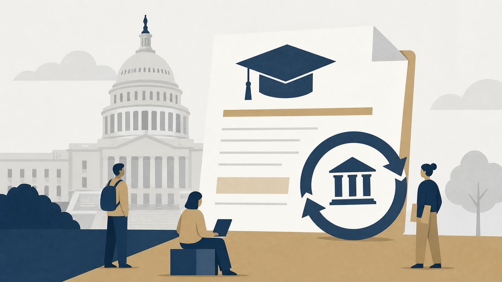 Editorial illustration for: Student-loan autopay discount tests repayment behaviour before July overhaul