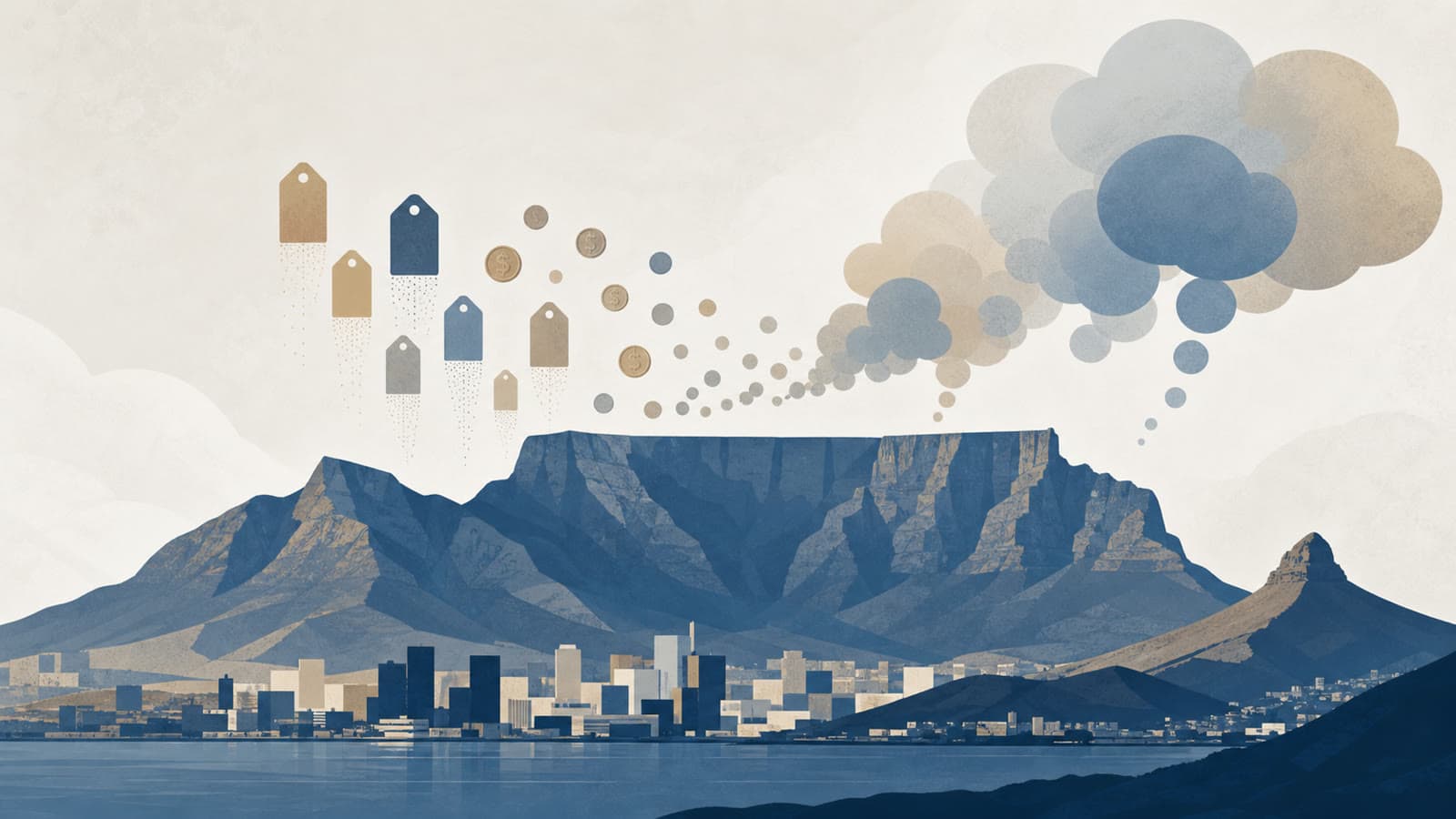 Editorial illustration for: South Africa's inflation risk is moving from prices to expectations