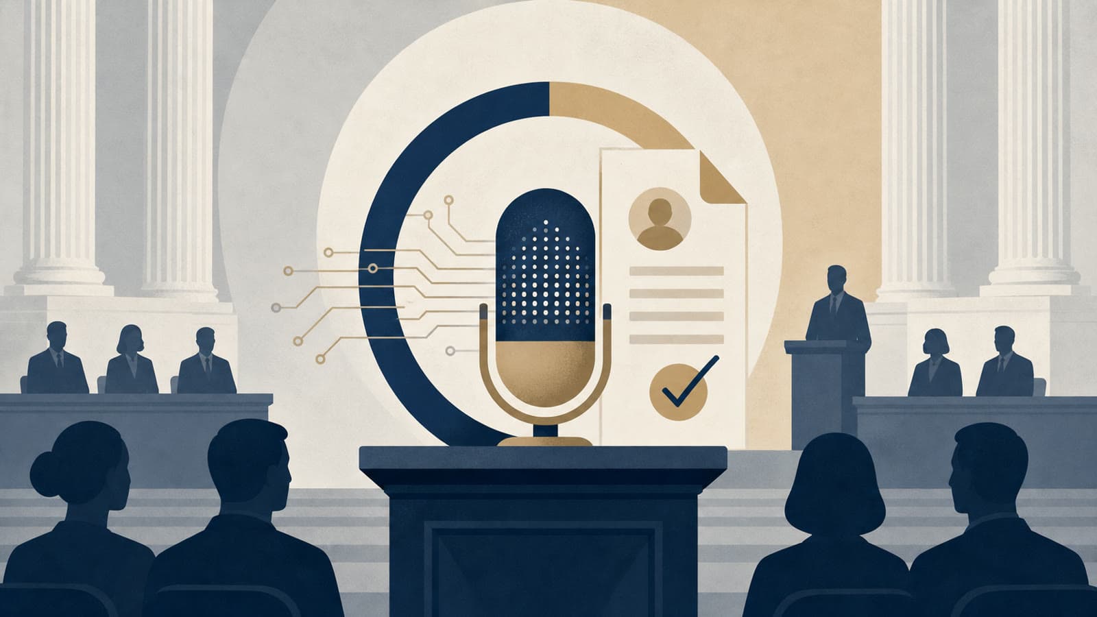 Editorial illustration for: Michael Caine's AI Odyssey makes consent the start of the voice-rights argument